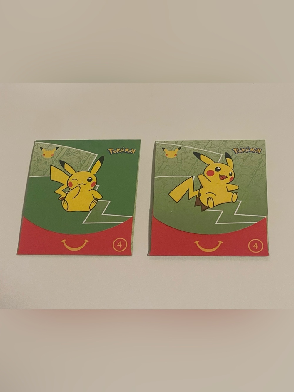 Pokémon McDonald’s card packs